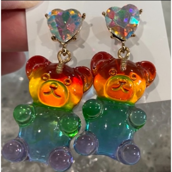 Betsey Johnson Jewelry - BETSEY JOHNSON GUMMY BEAR EARRINGS NEW!!